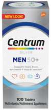 Centrum Silver Multivitamin for Men 50+, Multimineral Supplement - 100 Tablets