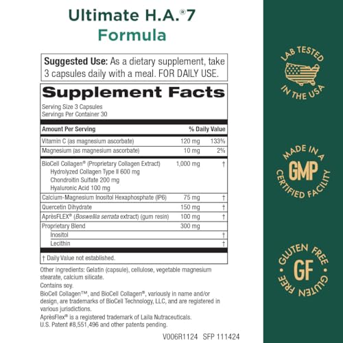 Purity Products Ultimate H.A. 7 - Advanced Hyaluronic Acid Support