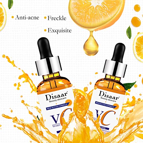 DISAAR BEAUTY Orange Vitamin C Facial Serum with Hyaluronic Acid - Moisturizing Skin Repair & Hydration Booster