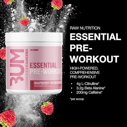 RAW Essential Pre-Workout - Raspberry Creamthickle (30 Servings)