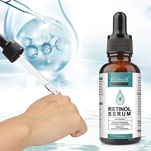 ELBBUB Retinol Serum - Anti Aging Retinol with Hyaluronic Acid & Vitamin E (2 Pack)
