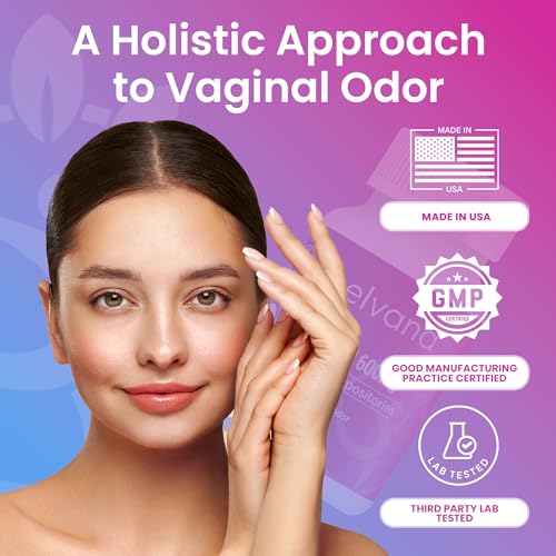 Pelvana Boric Acid Suppositories for Women - 30 Count | Feminine Odor & Freshness Support | Third-Party Lab Verified