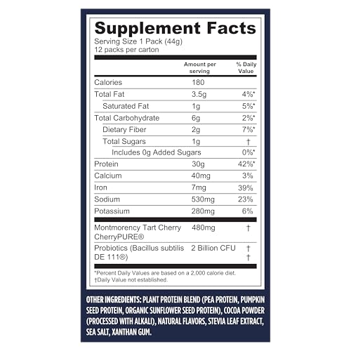 Vega Chocolate Protein Bars - Plant-Based, 12-Pack, 1.6oz Each