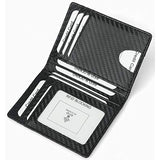 Minimalist RFID Blocking Slim Bifold Wallet - Pure Black