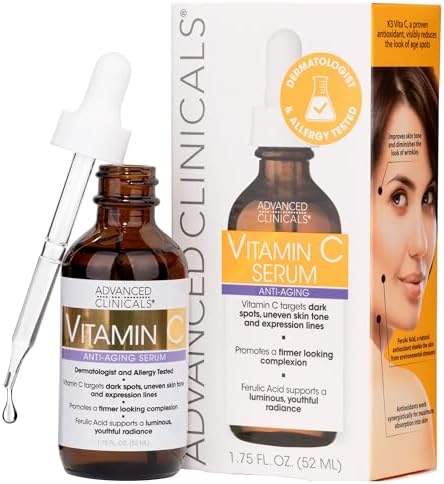 Advanced Clinicals Vitamin C Anti-Aging Serum - Brightening & Firming Serum