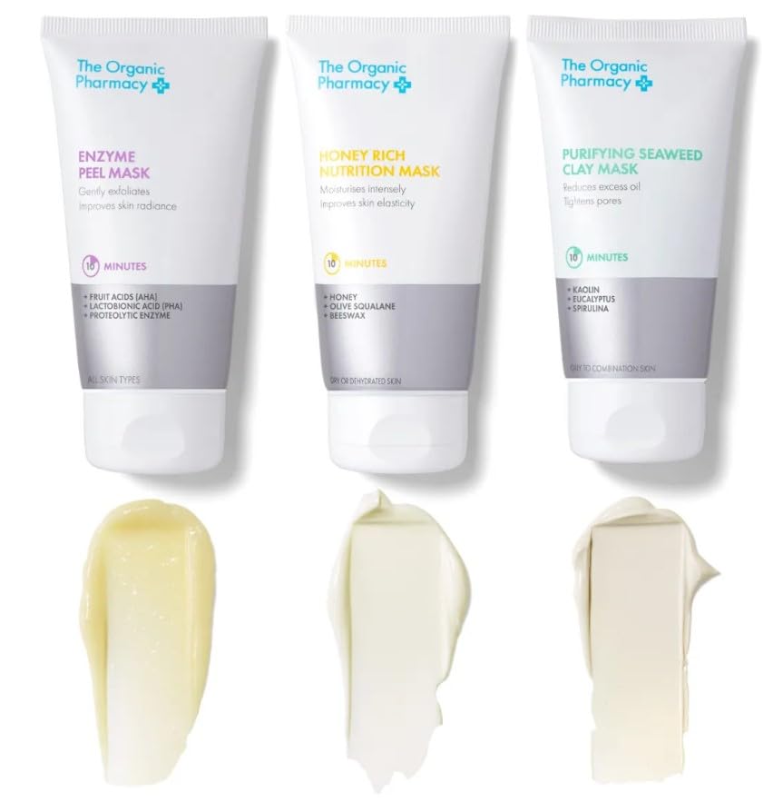 The Organic Pharmacy Purifying Seaweed Clay Mask 1.3 oz - Detoxifying Facial Treatment