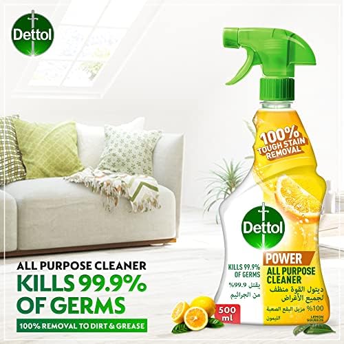 Dettol Lemon All-Purpose Cleaner (500ml) - Sparkling Clean Home