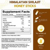 Himalayan Shilajit 30 Sticks - Pure Natural Resin for Energy, Stamina & Vitality - Convenient Stick Packs for Strength & Endurance