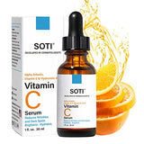 Vitamin C Face Serum 20% - Fades Dark Spots, Brightens Skin Tone, Anti-Aging with Hyaluronic Acid, Alpha Arbutin & Vitamin E (30ml)