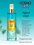 CD Cosmo Designs Beaute Secrets Tropical Mist Fragrance Mist - Long-Lasting Floral Body and Hair Fragrance Mist
