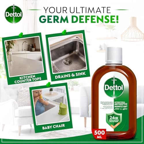 Dettol Antiseptic Disinfectant Liquid - 500ml Bottle