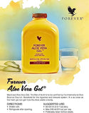 Forever Living Products Aloe Vera Gel - Pure Inner Leaf Aloe Vera Drinking Gel - No Preservatives, Gluten-Free (1L)