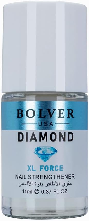BOLVER USA Diamond Power Nail Hardener – Strengthens & Protects Brittle Nails