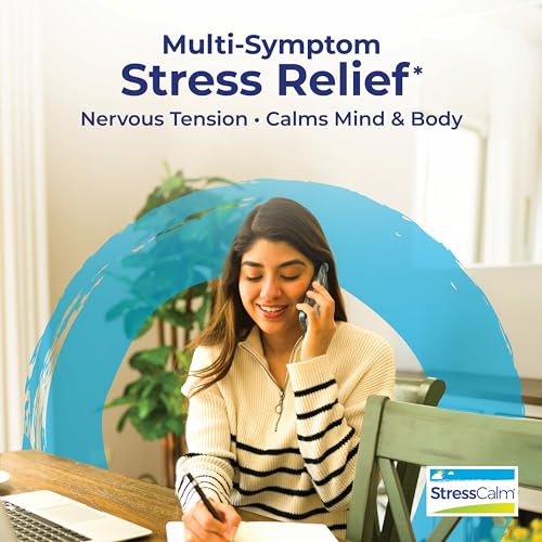 Boiron StressCalm Stress Relief Capsules - 60 Count Natural Calming Supplement