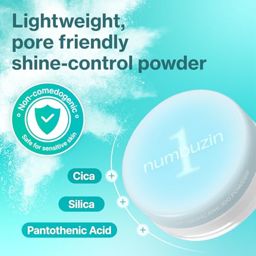 Numbuzin No.1 Pantothenic Skincare Powder – 0.24oz | Silica + Pantothenic Acid + CICA for Acne-Prone Skin