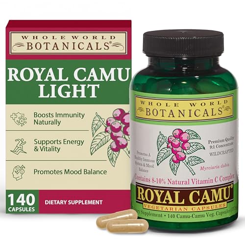 Whole World Botanicals Royal Camu 140 Count - Immune Support Superfruit Supplement