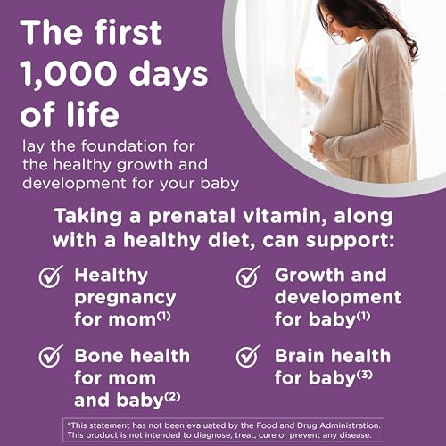 Centrum Prenatal Multivitamin Gummies with DHA and Folic Acid, Mixed Berry Orange, 60 Gummies