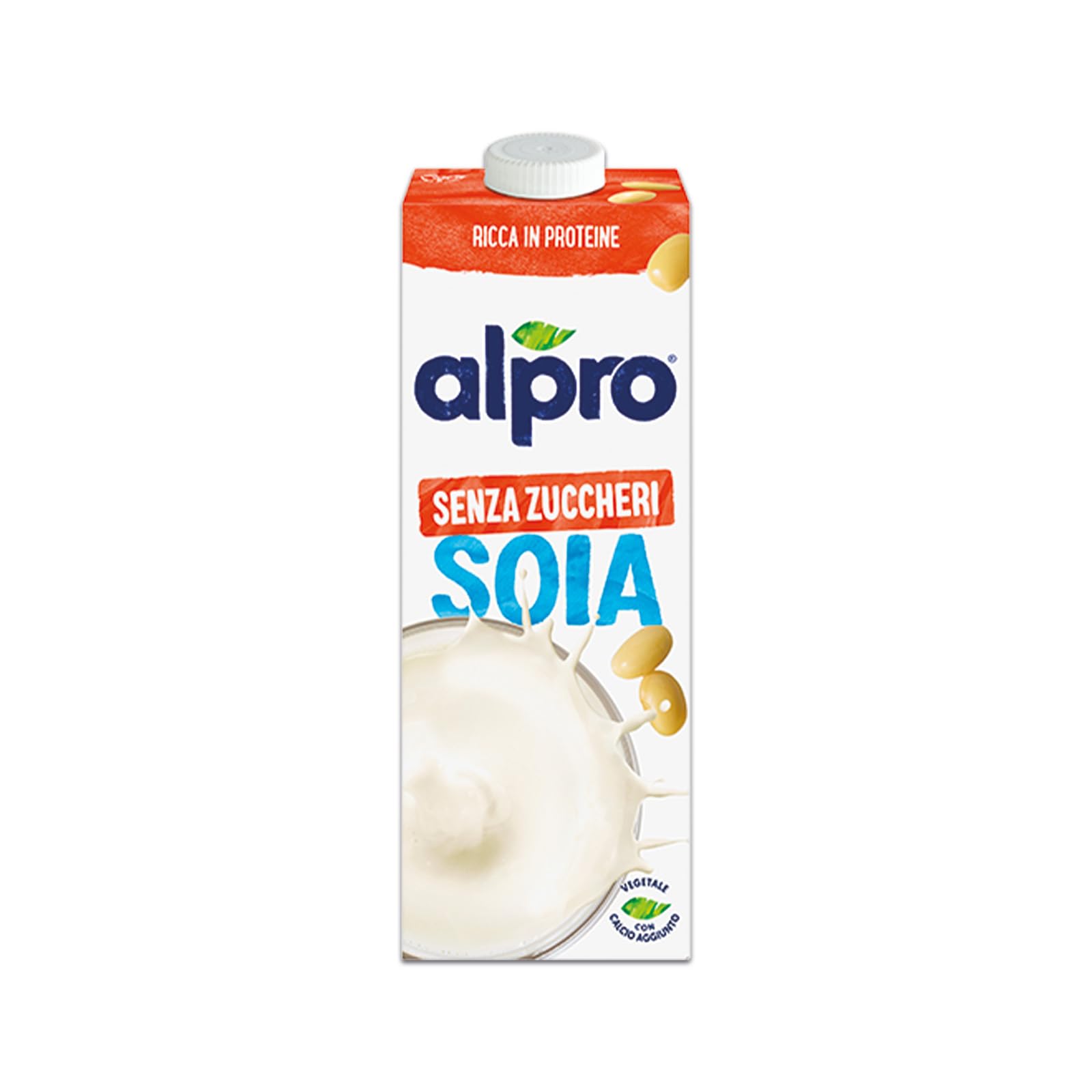 Alpro Unsweetened Soya Milk (1L) - Mild Taste, Plant-Based Goodness