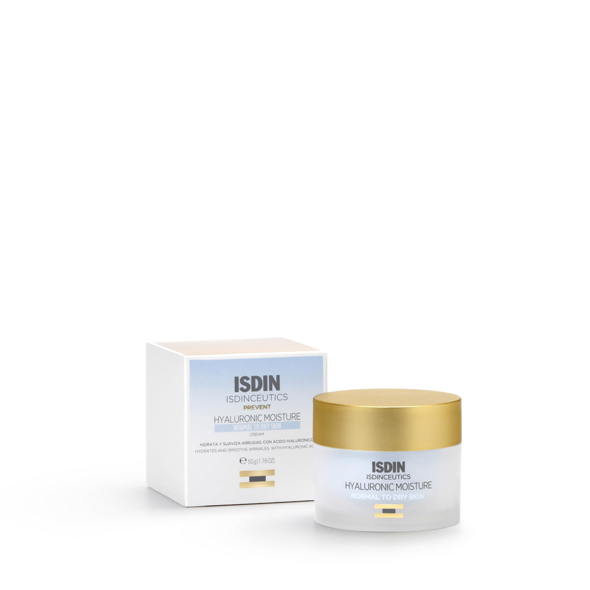 ISDIN Hyaluronic Moisture Cream (Normal to Dry Skin) - Hydrating Face Cream