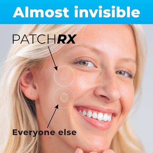 PatchRx Hydrocolloid Acne Patches with Tea Tree Oil - 120 Patches for Face Pimples & Zits