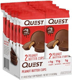 Quest Nutrition High Protein Low Carb, Gluten Free, Keto Friendly, Peanut Butter Cups, 17.76 Ounce