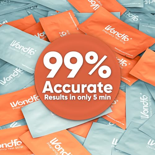 Fertility Combo Kit: 40 Ovulation (LH) & 10 Pregnancy (HCG) Test Strips