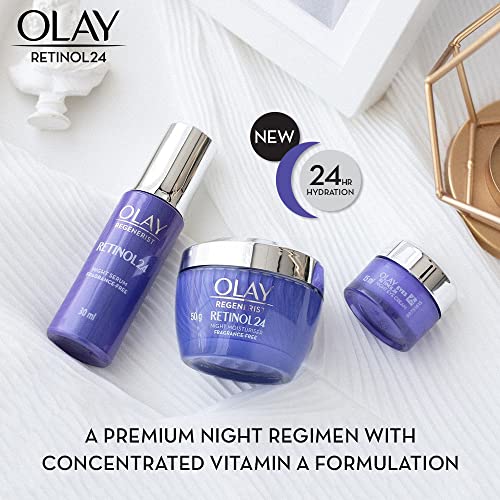 Olay Regenerist Retinol 24 Night Serum 30ml | Overnight Skin Renewal