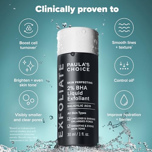 Paula's Choice Skin Perfecting 2% BHA Liquid Exfoliant for Blackheads & Pores