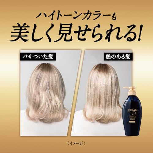 TSUBAKI Shampoo & Damage Oil Repair Set - Premium EX Damage Care for Smooth & Strong Hair