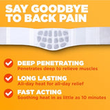 ThermaCare Advanced Back Pain Therapy Heat Wraps - Targeted Relief, 3 Count Pack