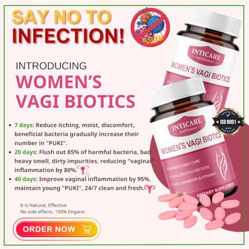 IntiWoman Women's Vagi Biotic - Probiotic for Feminine Health