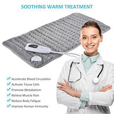 Premium Electric Heating Pad for Back & Shoulder Pain Relief (12"x24")