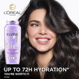 L'Oréal Paris Elvive Hyaluron Plump Hydrating Shampoo, Dehydrated Hair, 12.6 oz, Paraben-Free