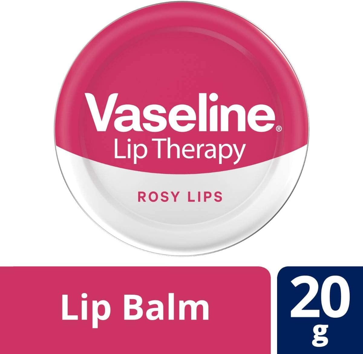 Vaseline Lip Therapy Rose & Almond Oil Lip Balm - 20g