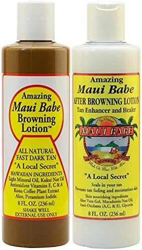 Maui Babe Before & After Sun Tanning Kit (8 oz each)