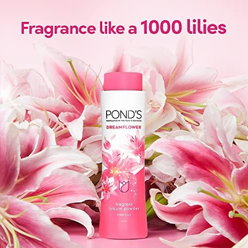 Pond's Dream Flower Talc - Pink Lily - 400g