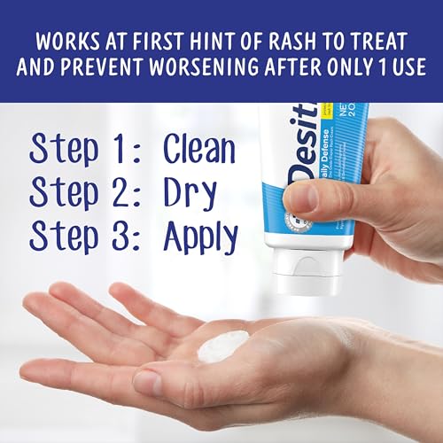 Desitin Daily Defense Baby Diaper Rash Cream 13% Zinc Oxide - Travel Size 2 oz - Dermatologist Recommended