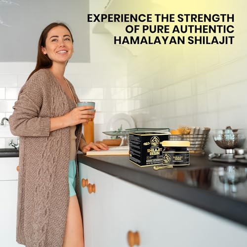 Shilajit Resin 30g - Pure Himalayan Gold Grade with 75% Fulvic Acid & 85+ Trace Minerals