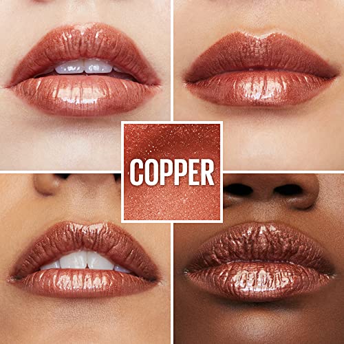 Maybelline Lifter Gloss Hydrating Lip Gloss with Hyaluronic Acid - Copper Terracotta Neutral | 0.18 Ounce