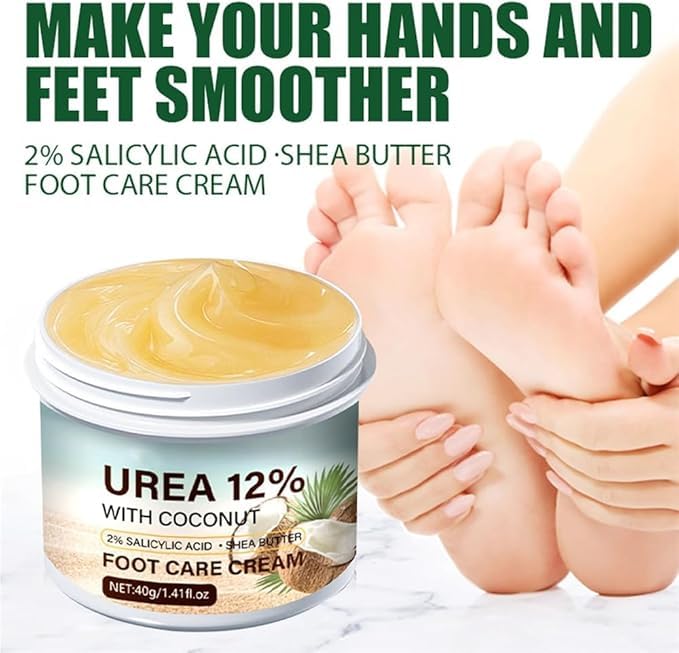 YelaJoy Urea 40% Plus Foot Cream - 2Pcs, 40g Each