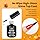 Beetles 2 Pcs 15ml No Wipe Gel Top Coat and Base Coat Set - Shine Finish and Long Lasting, Soak Off LED Nail Lamp Gel Base Top Coat Finish Nail Art Design Manicure Gifts for Women
