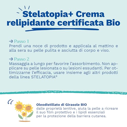 Mustela Stelatopia+ Anti-COMMEZON RELIPLIPING Cream for ATOPIC Skin with 99% Natural Ingredients