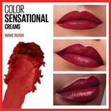 Maybelline Color Sensational Hydrating Lipstick - Creamy Finish in Wine Rush, 0.15 oz
