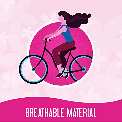 Carefree Cotton Feel Unscented Pantyliners - Breathable Daily Freshness, Pack of 56