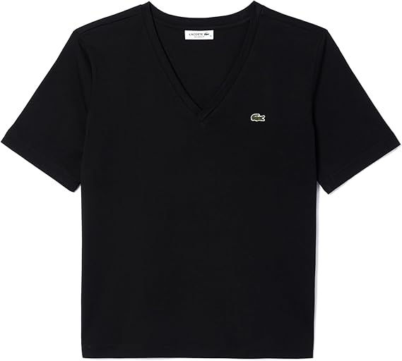 Lacoste Women's TF7300 T-Shirt - Single Pack - Premium Cotton Comfort