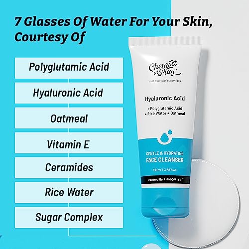 Chemist at Play Hydrating Body & Face Wash with 5% Hyaluronic Acid for Dry Skin Relief