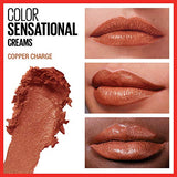 Maybelline Color Sensational Lipstick - Copper Charge - Creamy, Hydrating Lip Color in Nude, Pink, Red, Plum