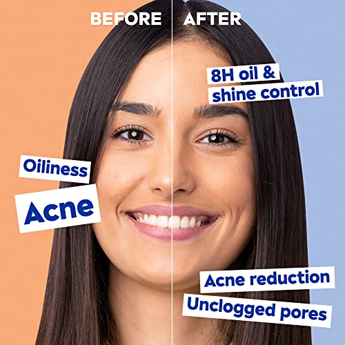 NIVEA Deep Pore Cleanser Face Wash - Clear Up Anti-Acne with Sea Salt, Salicylic & Hyaluronic Acid, 50ml