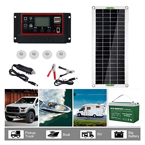1000W High-Efficiency Solar Panel Kit with 12V Lithium Charge Controller