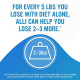 alli Diet Weight Loss Supplement Pills, Orlistat 60mg Capsules Starter Pack, Non prescription weight loss aid, 60 count(Pack of 1)